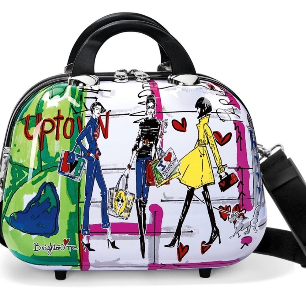 Brighton Jetsetter hard shell case NYC theme excellence condition